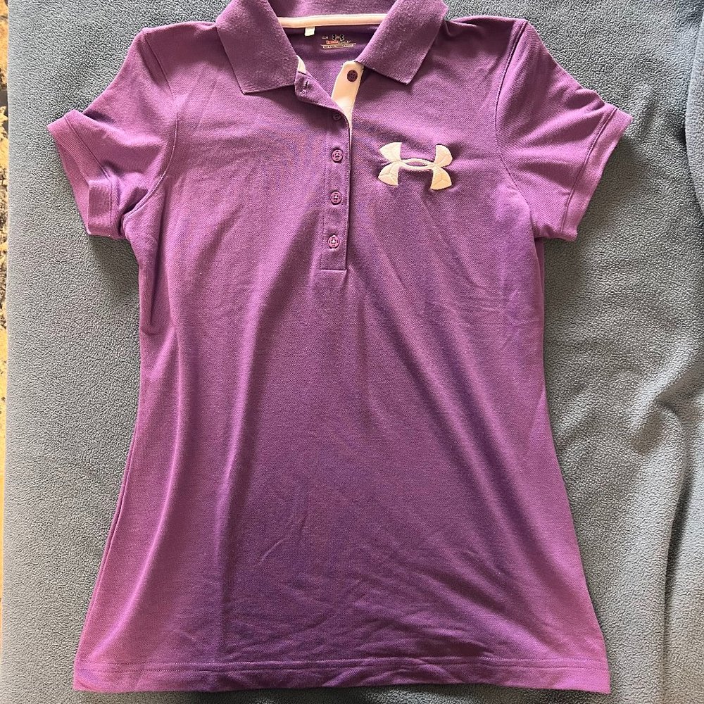 Purple Golf Polo